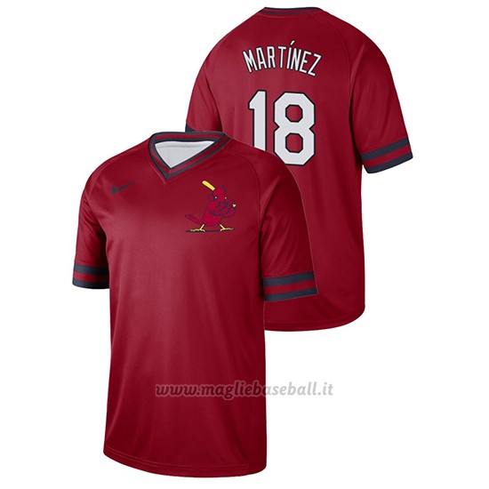 Maglia Baseball Hombre St. Louis Cardinals Carlos Martinez Cooperstown Coleccion Legend Rosso